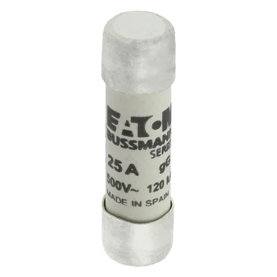 Inserto cilindrico C10G25 10 x 38 mm 25A GG 400V CA