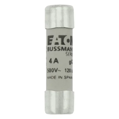 Inserto cilíndrico C10G4 de 10 x 38 mm, 4 A GG, 500 V CA