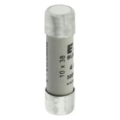 Inserto cilíndrico C10G4 de 10 x 38 mm, 4 A GG, 500 V CA