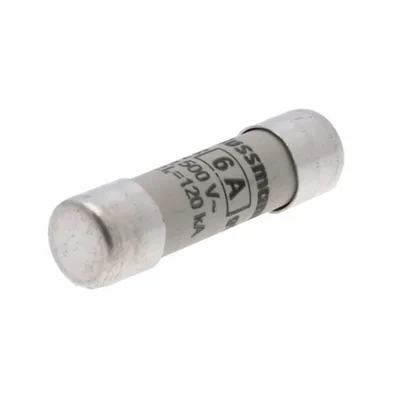 Inserto cilindrico C10G6 10 x 38 mm 6A GG 500V CA
