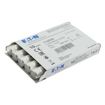 Inserto cilindrico C14G50 14 x 51 mm 50A GG 400V CA