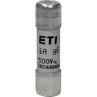 Inserto de fusible cilíndrico CH 10x38 gG 6A 500 - retardado