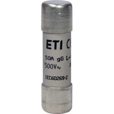 Inserto de fusible cilíndrico CH 14x51 gG 50A 500 - retardado