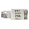 Inserto de fusible D02 gG 20A 400 - de acción lenta