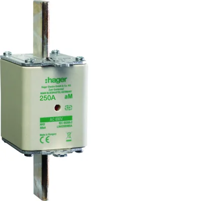 Inserto de fusible de cuchilla NH2 aM 690V 250A