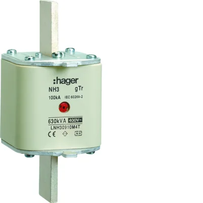 Inserto de fusible de cuchilla NH3 gTr 400V 910A
