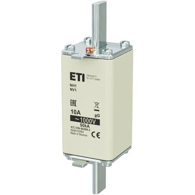 Inserto de fusible industrial de acción lenta WT-1/gG 10A 1000