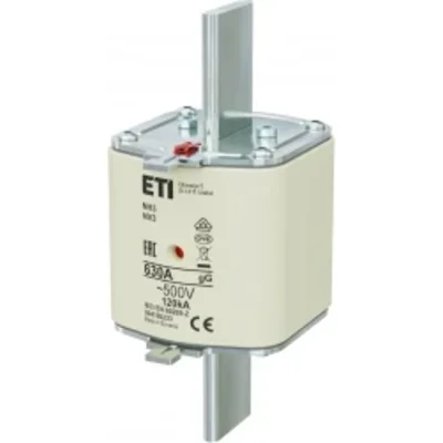 Inserto de fusible industrial Wt-3C/gG 630A K 500 - retardado KOMBI