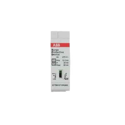 Inserto de pararrayos C QS OVR T1-T2 12,5-275s | T1-T2 | fase | 275V | Iimp= 12,5kA | In= 20kA |