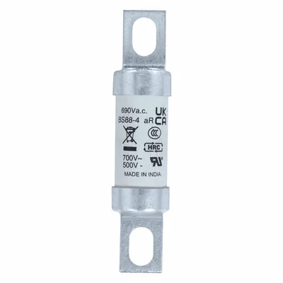 Inserto de soplado rápido 32ET, 32 A, CA 690 V, CC 500 V, BS88, 19 x 77 mm, aR, BS
