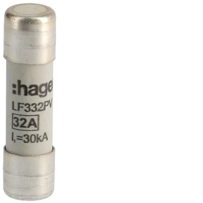 Inserto fusibile cilindrico 10x38 mm gPV 32 A 600 V c.c.