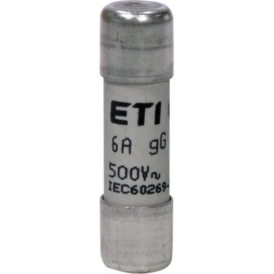 Inserto fusibile cilindrico CH 10x38 gG 6A 500 - ritardato