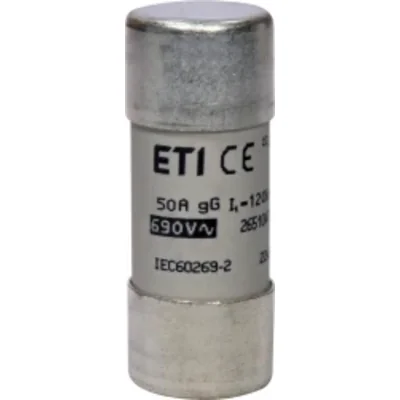 Inserto fusibile cilindrico CH22x58 gG 50A