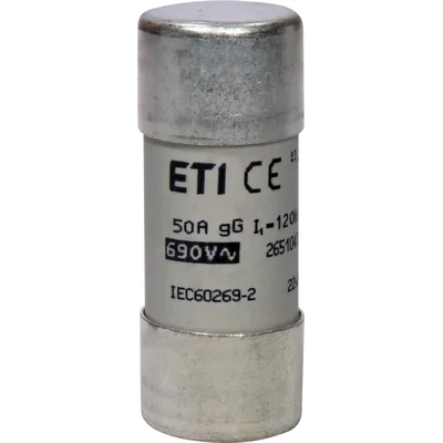 Inserto fusibile cilindrico CH22x58 gG 50A