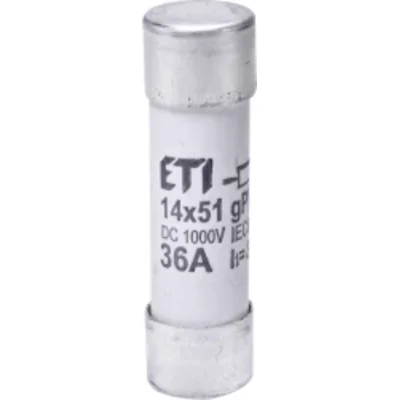 Inserto fusibile cilindrico PV CH14x51 gPV 36A