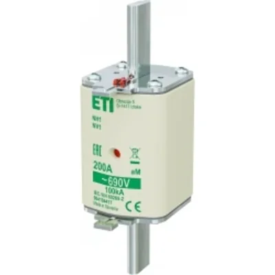 Inserto fusibile industriale - motore KOMBI WT-1/aM 200A K