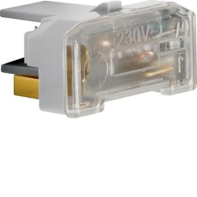 Inserto incandescente con terminal neutro IP44 gris