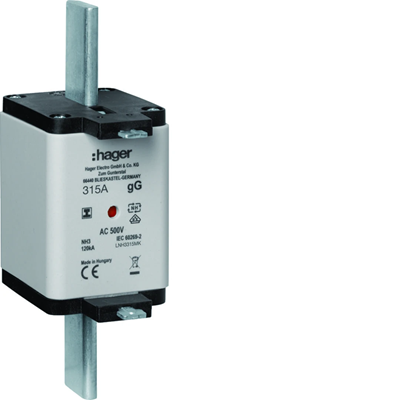 Inserto NH3C gG con indicatore centrale, impugnatura isolata, 315A 500V