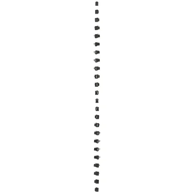 Inserto presa per computer RJ45, categoria 6, non schermato (UTP), nero