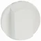 Insignia de mecanismo de cable blanco