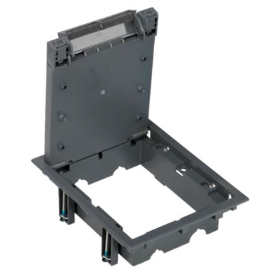 Inspektionsdeckel, Größe 3 Module, grau