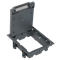 Inspektionsdeckel, Größe 3 Module, grau