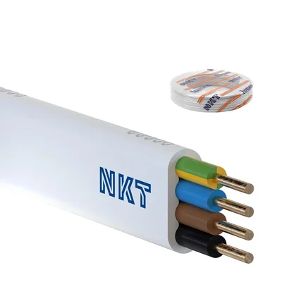 Instalační kabel osvětlení YDYp 4x1,5 żo 450/750V
