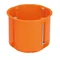 Installation box for empty walls P60DF fi60mm deep orange