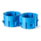 Installation box for walls with polystyrene combined PST60 fi60mm blue