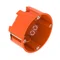 Installation box HG 35 for panel walls orange