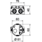Installation box UG 46 flush-mounted black