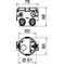Installation box UG 66 flush-mounted black