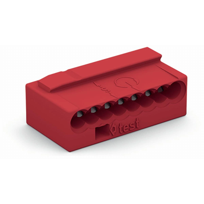 Installation connector MIKRO 8x0.6 - 0.8mm² red 50pcs.