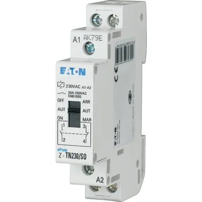 Installation relay with selection function Z/AUT/W, Z-TN24/SS