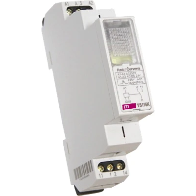 Installation relay with white indicator lamp VS316/230 AC