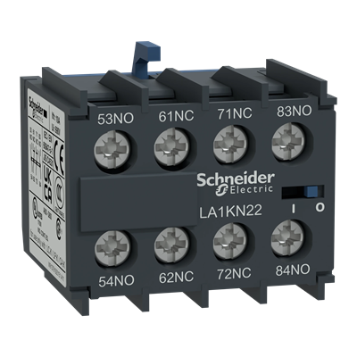 Instantaneous contact block 3NO+1NC