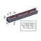 Insulated busbar IZ16/4F/56