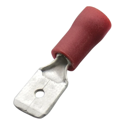 Insulated clip 0.5-1.0/2.8x0.5 red