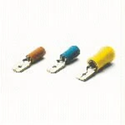 Insulated clip. 2.5 6.30X0.8