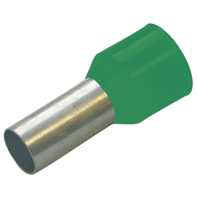 Insulated ferrule terminal 0.34/6 emerald green 500 pcs