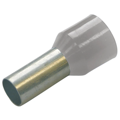 Insulated ferrule terminal 0.75/8 gray 500 pcs