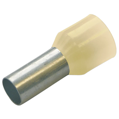 Insulated ferrule terminal 35/16 beige 50 pcs