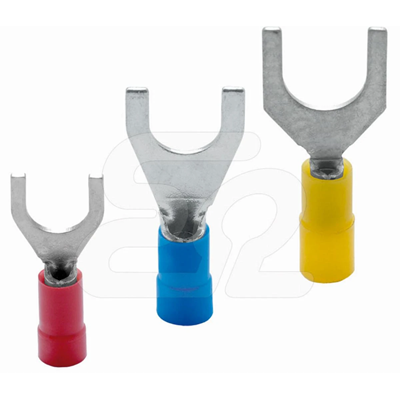 Insulated spade cable terminal KWI 1/3.5 100 pcs