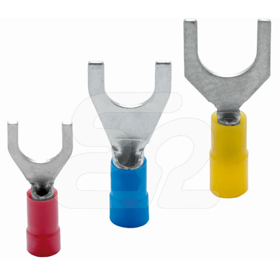 Insulated spade cable terminal KWI 1/4 100 pcs