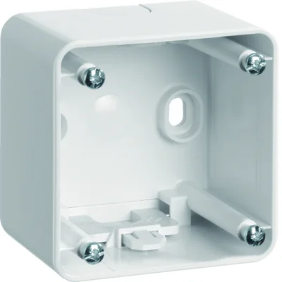 INTEGRO CLASSIC Boîte en saillie simple, haute brillance, blanc neige