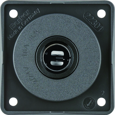 INTEGRO FLOW 12 V car power socket anthracite matt