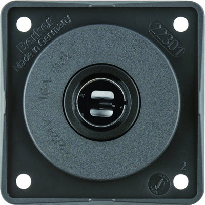 INTEGRO FLOW 12 V car power socket anthracite matt