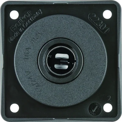 INTEGRO FLOW 12 V car power socket black matt