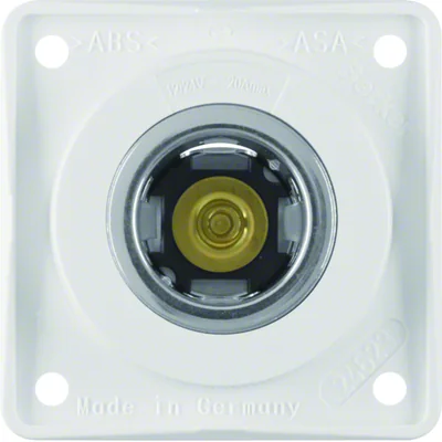 Integro Flow 12V power socket, white mechanism
