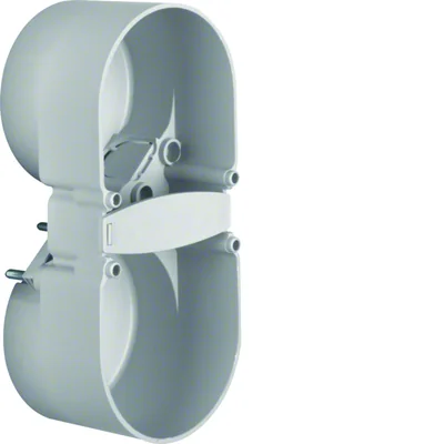 INTEGRO FLOW 2-fach Unterputzdose mit grauer Klemme